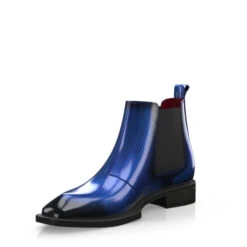 Bottes Chelsea De Luxe Oxford Pour Femmes 11474 -Stripped Boutique 9876 1 0 2