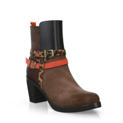 Bottes à Talon Bloqué 11507 -Stripped Boutique 9909 7 0 1 1